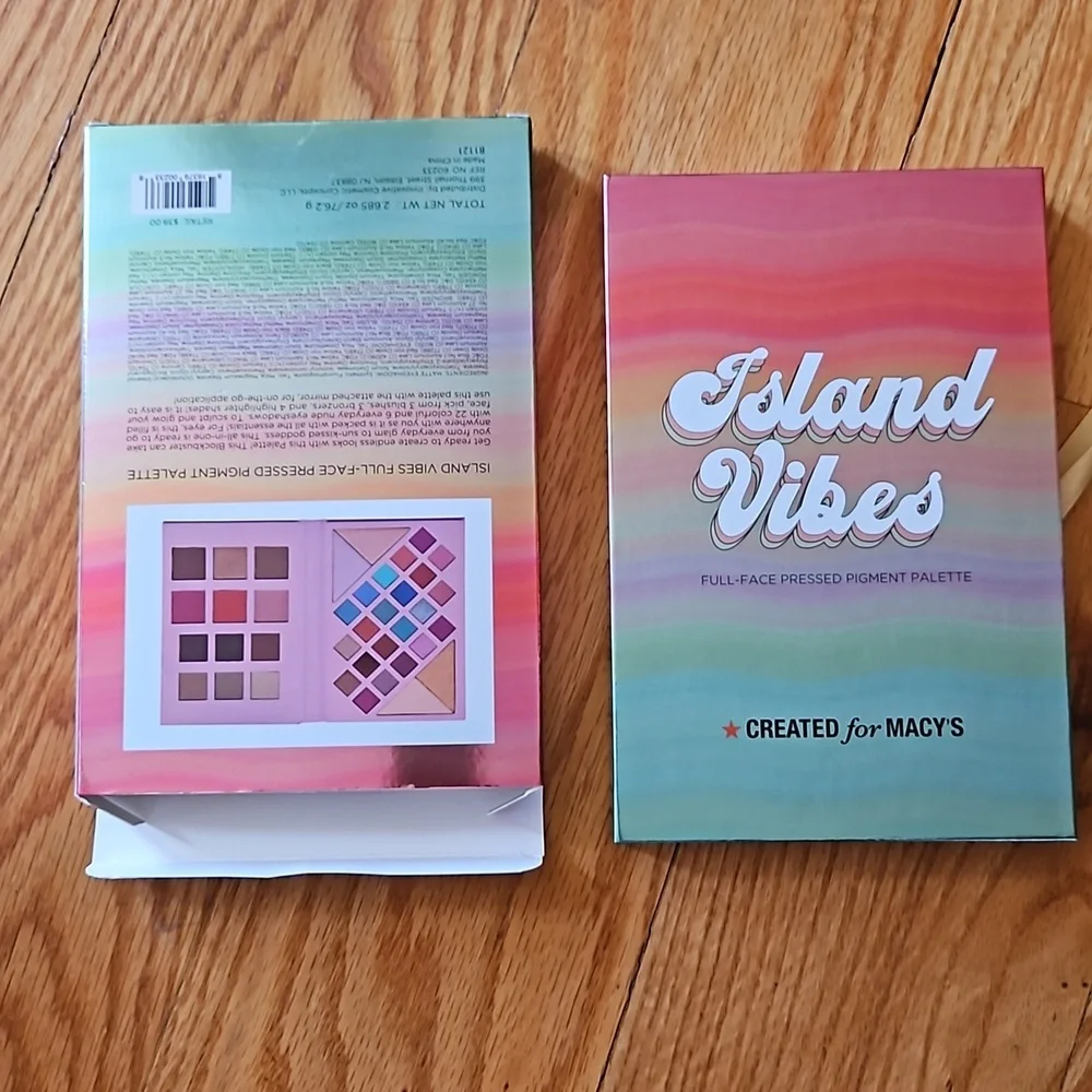 Island Vibes Full-Face Pressed Pigment Palette NWB